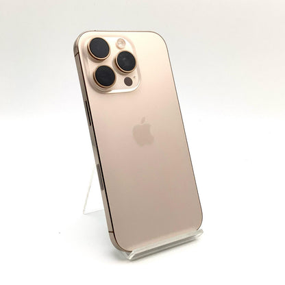 【全額返金保証】【最速発送】Apple iPhone iPhone 16 Pro 256GB デザートチタニウム SIMフリー 白ロム 美品 動作確認済 98%