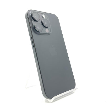 【全額返金保証】【最速発送】Apple iPhone iPhone 15 Pro 128GB ブラックチタニウム SIMフリー 白ロム 動作確認済 85%