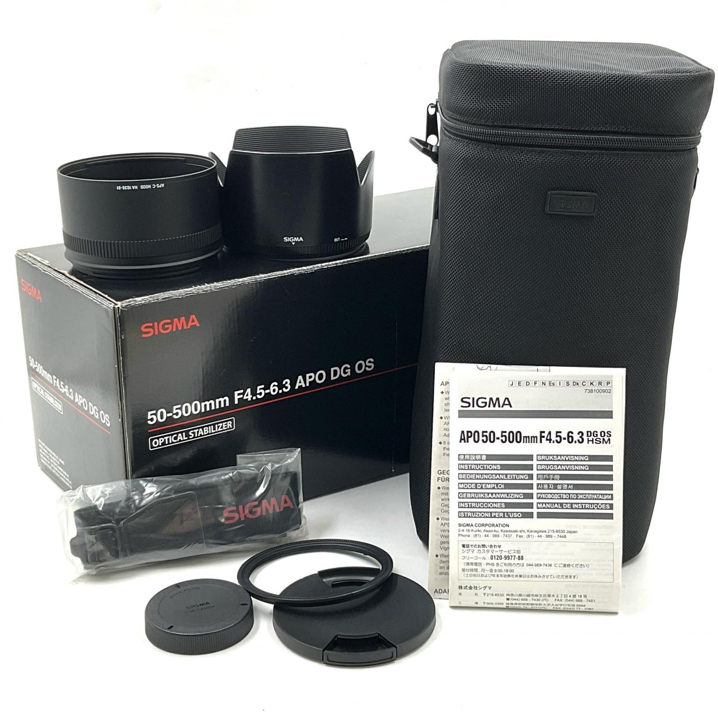 【全額返金保証】【最速発送】SIGMA APO 50-500mm F4.5-6.3 DG OS HSM (キヤノン用) 動作確認済