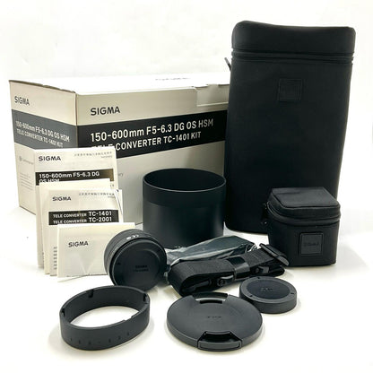【全額返金保証】【最速発送】SIGMA 150-600mm F5-6.3 DG OS HSM Contemporary テレコンバーターキット [キヤノン用] 動作確認済