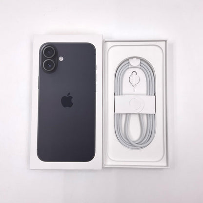 【全額返金保証】【最速発送】Apple iPhone iPhone 16 Plus 256GB ブラック SIMフリー 白ロム 超美品 動作確認済 100%