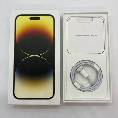 【全額返金保証】【最速発送】Apple iPhone iPhone 14 Pro Max 256GB ゴールド SIMフリー 超美品 動作確認済 100%%