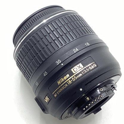 【全額返金保証】【最速発送】Nikon AF-S DX NIKKOR 18-55mm f/3.5-5.6G VR 美品 動作確認済