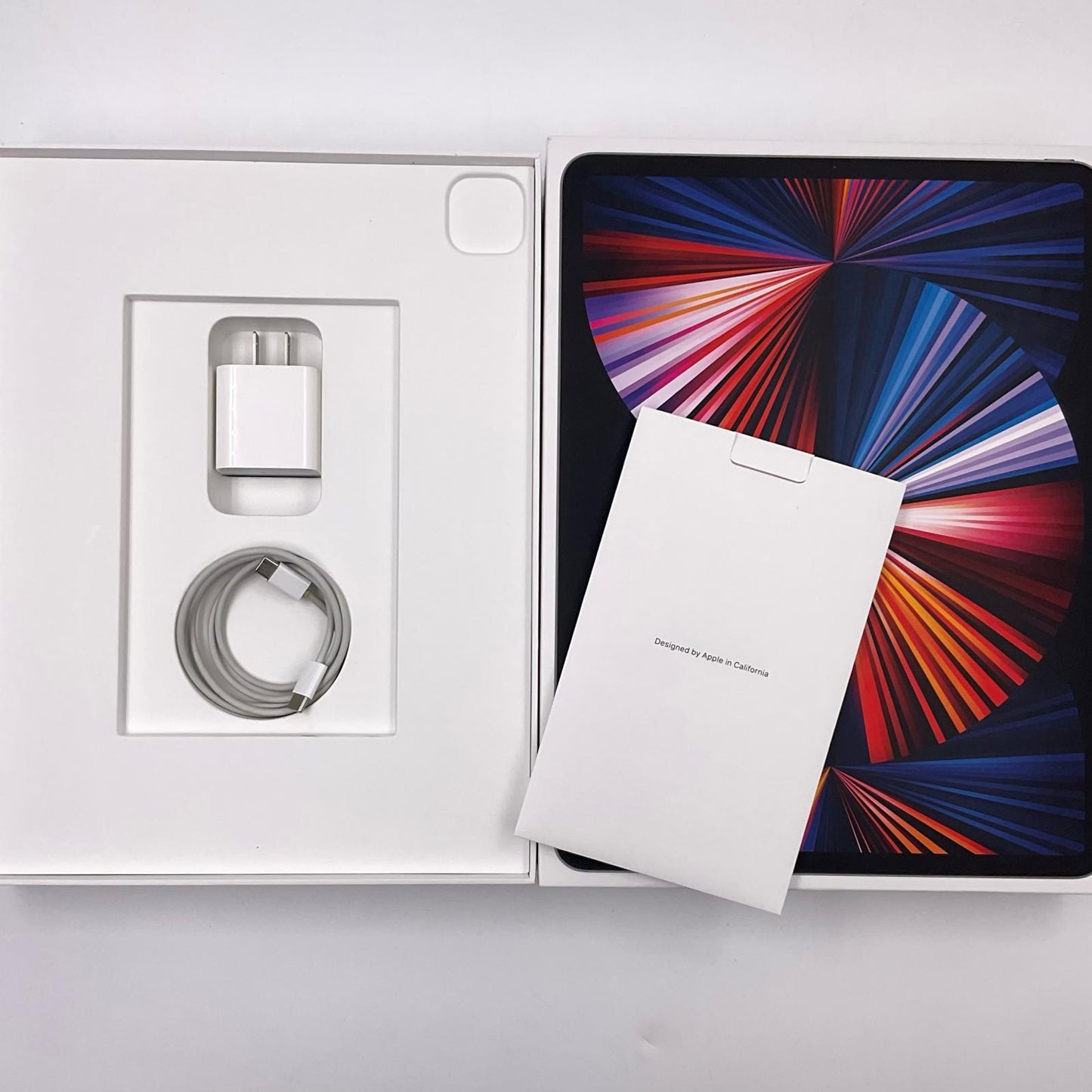 【全額返金保証】【最速発送】Apple iPad Pro 12.9インチ 第5世代 128GB スペースグレイ WiFi+Cellular Softbank 白ロム 動作確認済