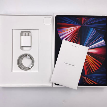 【全額返金保証】【最速発送】Apple iPad Pro 12.9インチ 第5世代 128GB スペースグレイ WiFi+Cellular Softbank 白ロム 動作確認済
