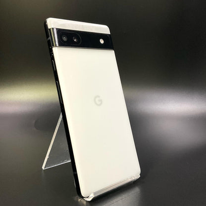 【全額返金保証】【最速発送】Google Pixel 6a 128GB Chalk SIMフリー 白ロム 動作確認済