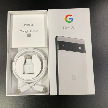 【全額返金保証】【最速発送】Google Pixel 6a 128GB Chalk SIMフリー 白ロム 動作確認済