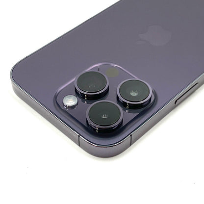 【全額返金保証】【最速発送】Apple iPhone iPhone 14 Pro 256GB ディープパープル SIMフリー 白ロム 動作確認済 80%