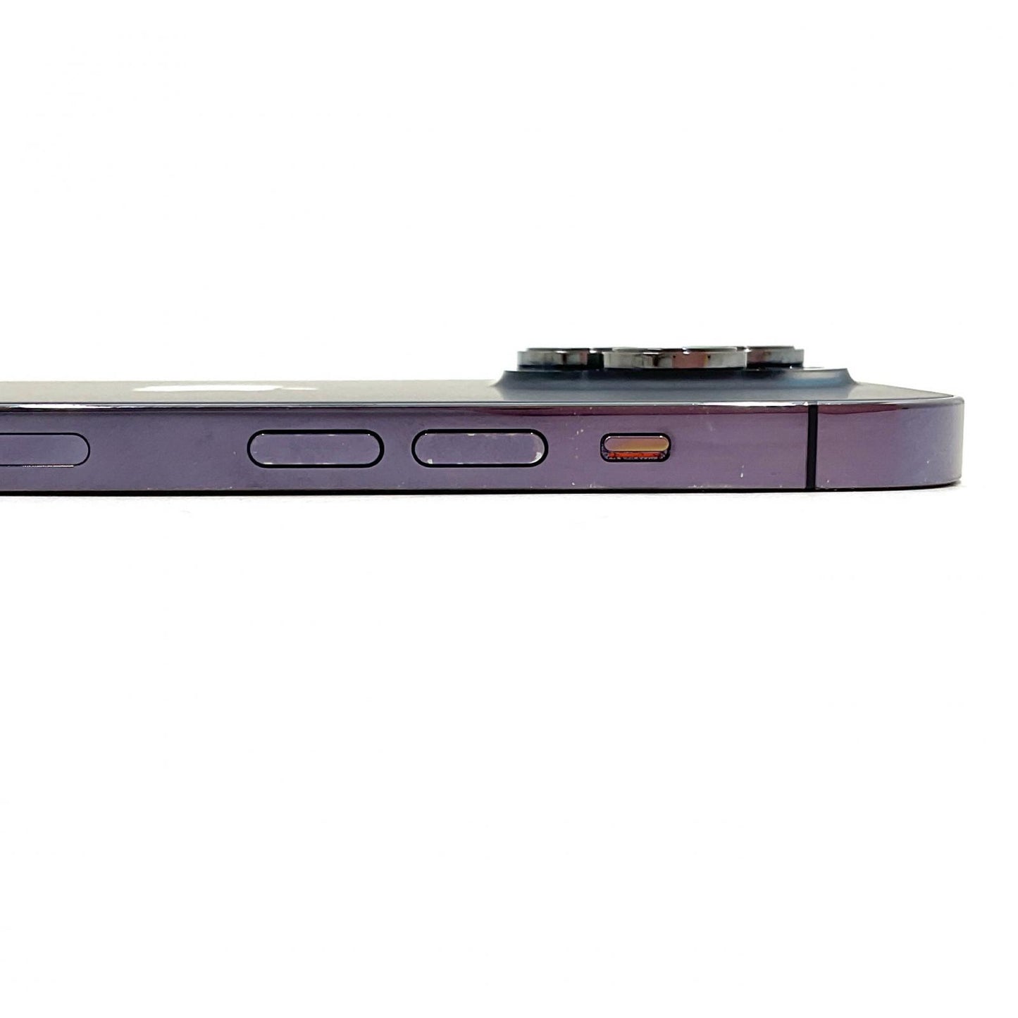 【全額返金保証】【最速発送】Apple iPhone iPhone 14 Pro 256GB ディープパープル SIMフリー 白ロム 動作確認済 80%