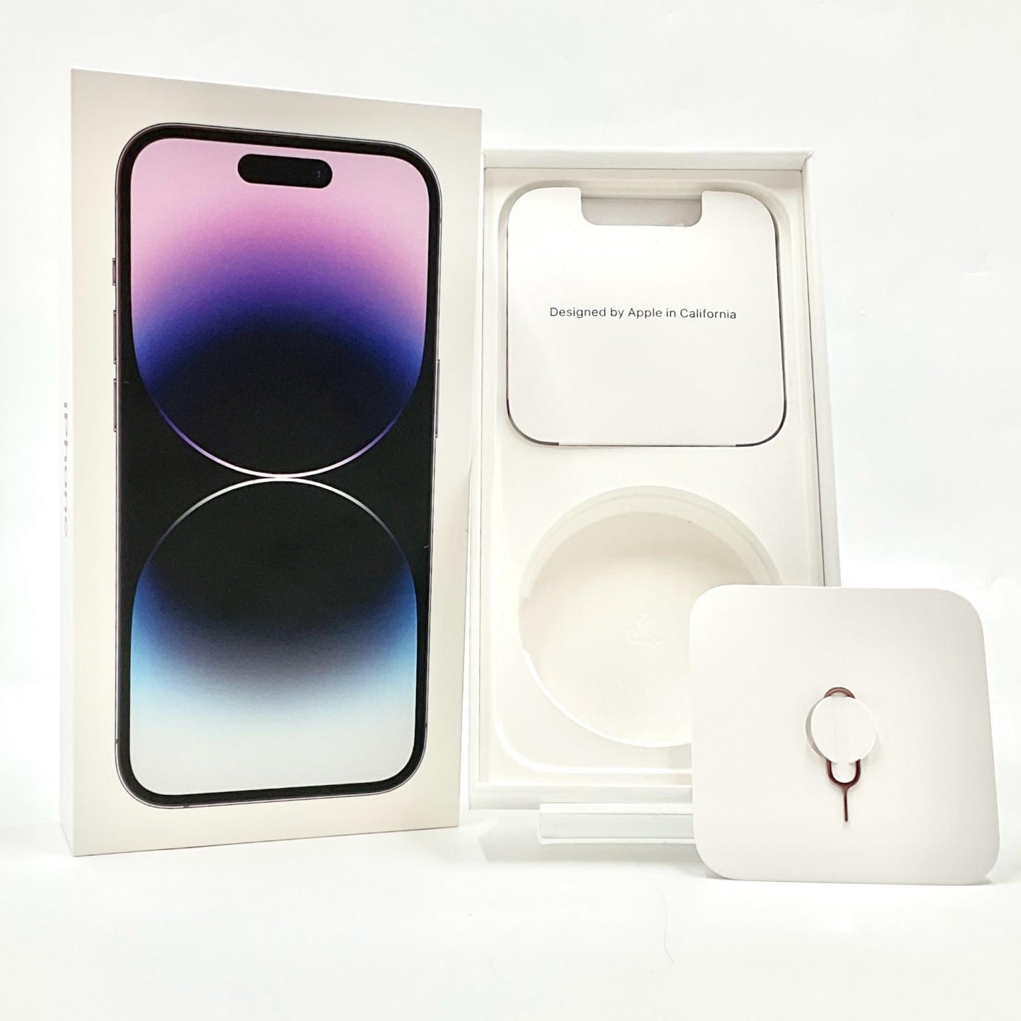 【全額返金保証】【最速発送】Apple iPhone iPhone 14 Pro 256GB ディープパープル SIMフリー 白ロム 動作確認済 80%