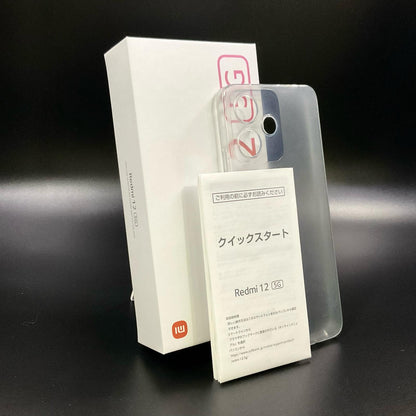 【全額返金保証】【最速発送】Xiaomi Redmi 12 5G 128GB ムーンライトホワイト Softbank SIMフリー A401XM 白ロム 動作確認済