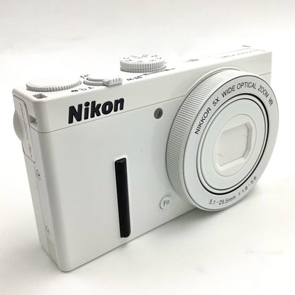 【全額返金保証】【最速発送】Nikon コンパクトデジタルカメラ COOLPIX P340 [ホワイト] 美品 動作確認済