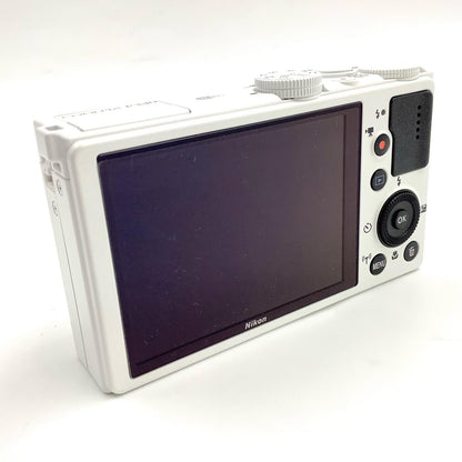 【全額返金保証】【最速発送】Nikon コンパクトデジタルカメラ COOLPIX P340 [ホワイト] 美品 動作確認済