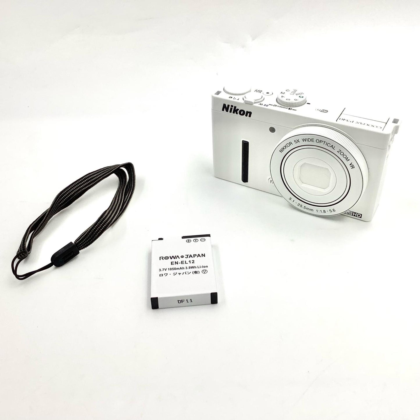 【全額返金保証】【最速発送】Nikon コンパクトデジタルカメラ COOLPIX P340 [ホワイト] 美品 動作確認済