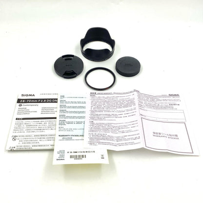 【全額返金保証】【最速発送】SIGMA 28-70mm F2.8 DG DN [ソニーE用] 動作確認済