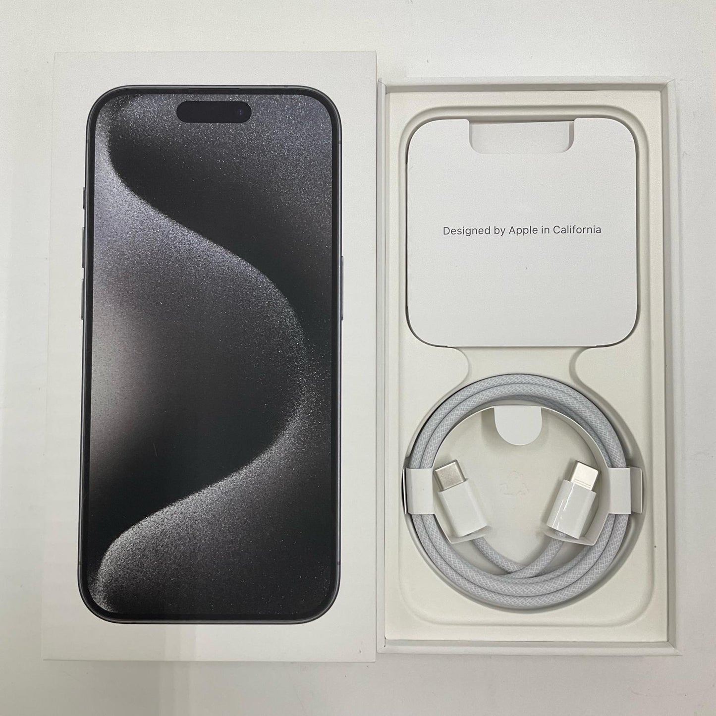 【全額返金保証】【最速発送】Apple iPhone iPhone 15 Pro 128GB ブラックチタニウム SIMフリー 白ロム 超美品 動作確認済 92%