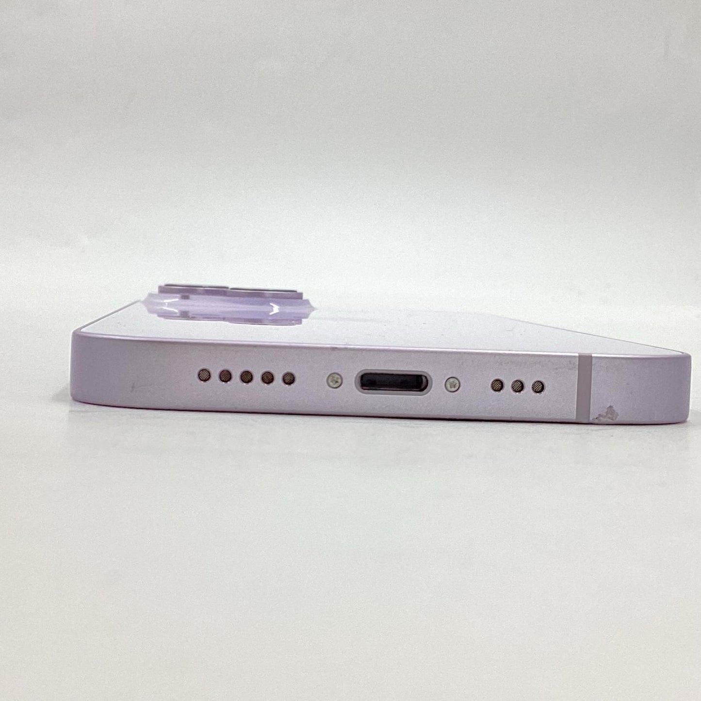 【全額返金保証】【最速発送】Apple iPhone iPhone 14 128GB パープル au 白ロム 動作確認済 85%