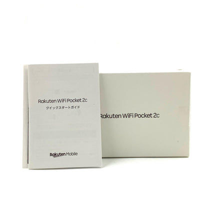 【全額返金保証】【最速発送】楽天モバイル Rakuten WiFi Pocket 2c ブラック 楽天モバイル ZR03M 白ロム 美品 動作確認済