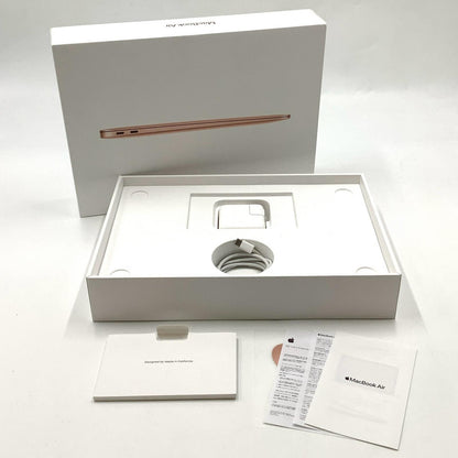【全額返金保証】【最速発送】Apple MacBook Air 13インチ 2020 Apple M1 8GB M.2 SSD 512GB ゴールド 87% 動作確認済