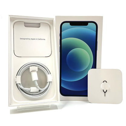 【全額返金保証】【最速発送】Apple iPhone iPhone 12 128GB ブルー docomo 白ロム 動作確認済 79%