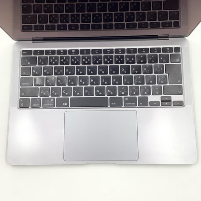 【全額返金保証】【最速発送】Apple MacBook Air 13インチ 2020 1.1GHz クアッドコアIntel Core i5 8GB SSD 512GB スペースグレイ 80.7% 動作確認済
