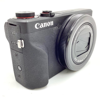 【全額返金保証】【最速発送】Canon コンパクトデジタルカメラ PowerShot G7 X Mark III [ブラック] 美品 動作確認済