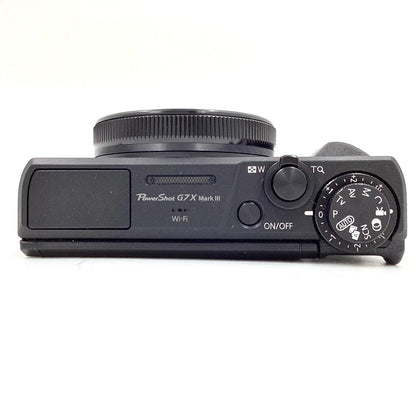 【全額返金保証】【最速発送】Canon コンパクトデジタルカメラ PowerShot G7 X Mark III [ブラック] 美品 動作確認済