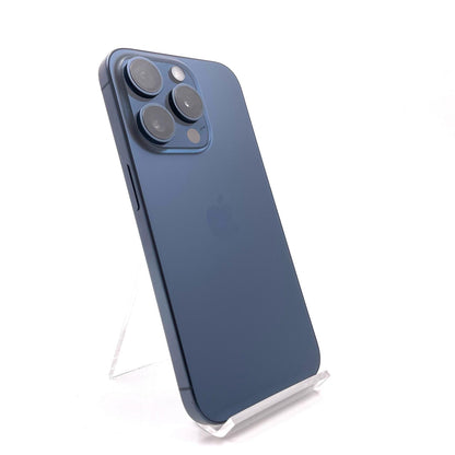 【全額返金保証】【最速発送】Apple iPhone iPhone 15 Pro 512GB ブルーチタニウム SIMフリー 白ロム 美品 動作確認済 88%