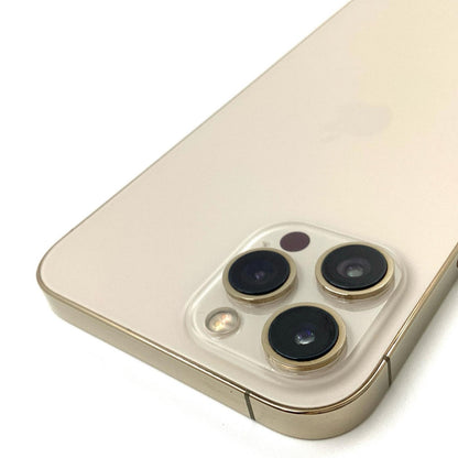 【全額返金保証】【最速発送】Apple iPhone iPhone 12 Pro Max 256GB ゴールド au SIMフリー 白ロム 動作確認済 100%