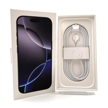 【全額返金保証】【最速発送】Apple iPhone iPhone 16 Pro 256GB ブラックチタニウム SIMフリー 白ロム 超美品 動作確認済 97%