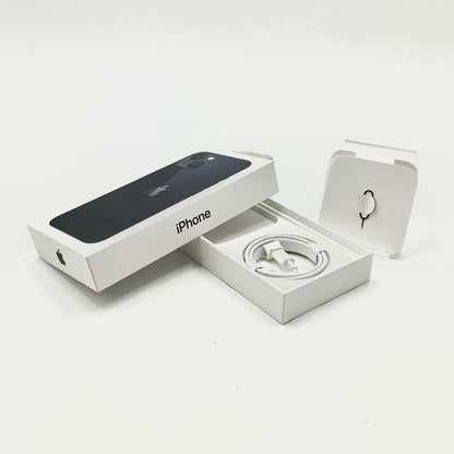 【全額返金保証】【最速発送】Apple iPhone iPhone 13 128GB ミッドナイト au SIMフリー 白ロム 動作確認済 87%