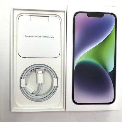 【全額返金保証】【最速発送】Apple iPhone iPhone 14 256GB パープル SIMフリー 白ロム 美品 動作確認済 87%