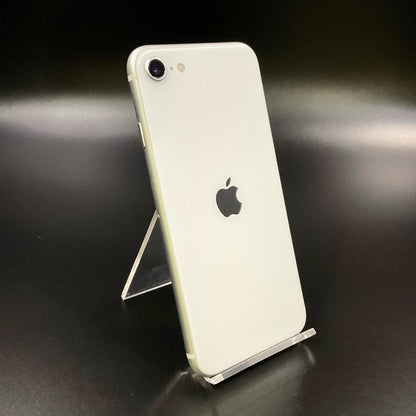 【全額返金保証】【最速発送】Apple iPhone iPhone SE（第2世代） 128GB ホワイト SIMフリー 白ロム 動作確認済 90%