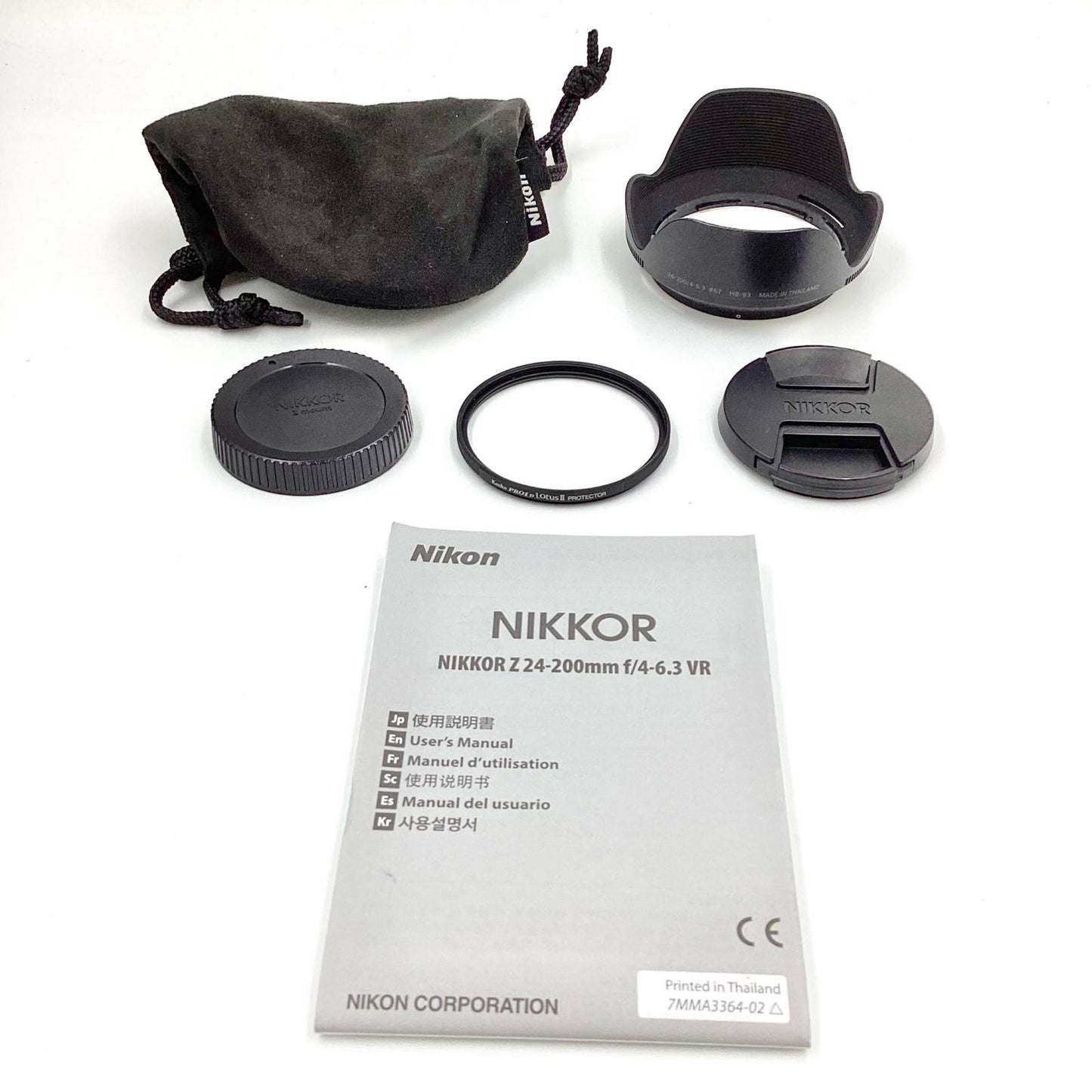 【全額返金保証】【最速発送】Nikon NIKKOR Z 24-200mm f/4-6.3 VR 美品 動作確認済
