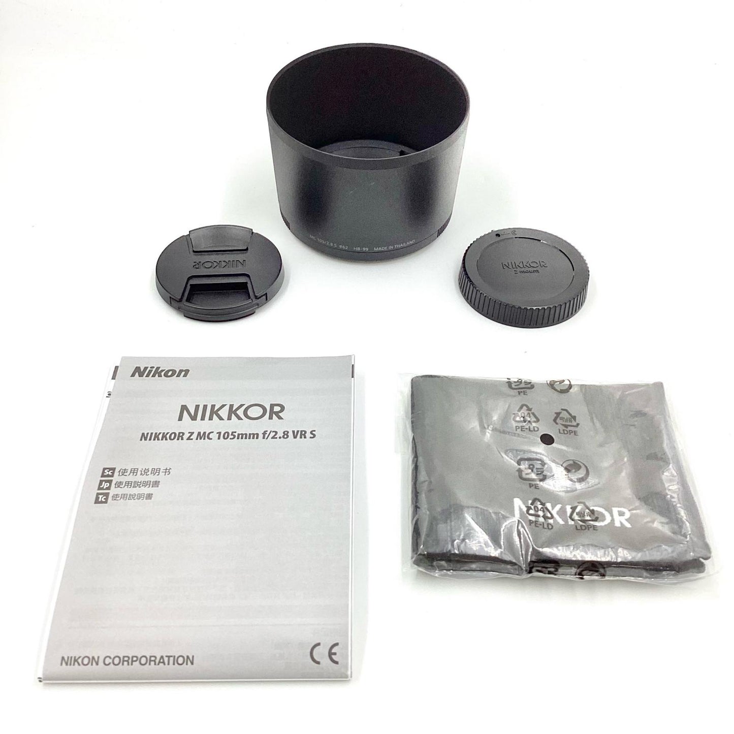 【全額返金保証】【最速発送】Nikon NIKKOR Z MC 105mm f/2.8 VR S 美品 動作確認済