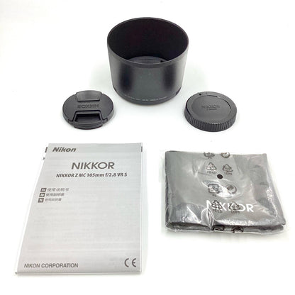 【全額返金保証】【最速発送】Nikon NIKKOR Z MC 105mm f/2.8 VR S 美品 動作確認済