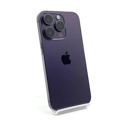 【全額返金保証】【最速発送】Apple iPhone iPhone 14 Pro 128GB ディープパープル SIMフリー 白ロム 動作確認済 83%