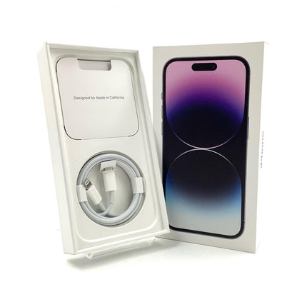 【全額返金保証】【最速発送】Apple iPhone iPhone 14 Pro 128GB ディープパープル SIMフリー 白ロム 動作確認済 83%