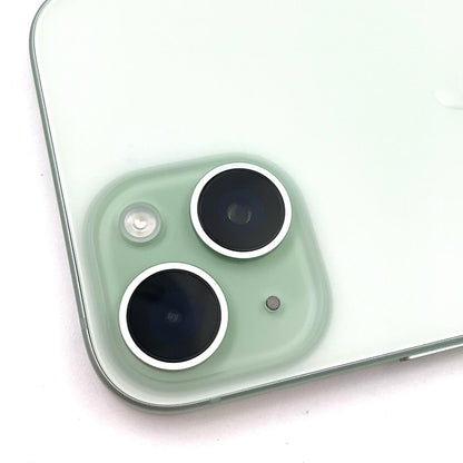 【全額返金保証】【最速発送】Apple iPhone iPhone 15 128GB グリーン SIMフリー 白ロム 美品 動作確認済 87%