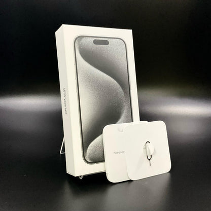 【全額返金保証】【最速発送】Apple iPhone iPhone 15 Pro 256GB ホワイトチタニウム SIMフリー 白ロム 美品 動作確認済 88%
