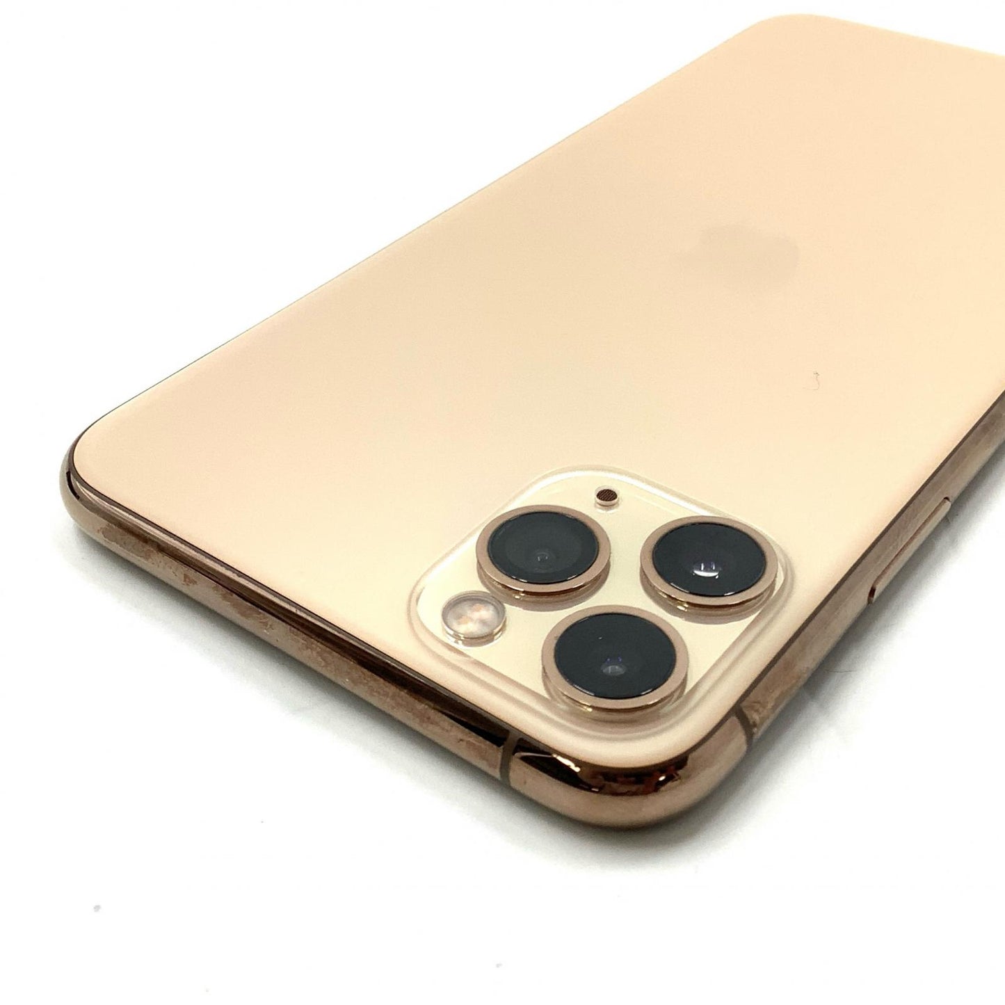 【全額返金保証】【最速発送】Apple iPhone iPhone 11 Pro Max 256GB ゴールド Softbank 白ロム 動作確認済 91%