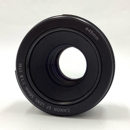 【全額返金保証】【最速発送】Canon EF50mm F1.8 STM　ブラック 超美品 動作確認済