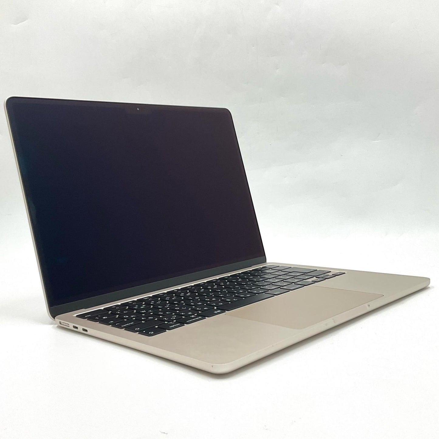 【全額返金保証】【最速発送】Apple MacBook Air 13インチ 2022 Apple M2 8GB SSD 256GB スターライト 93% 動作確認済