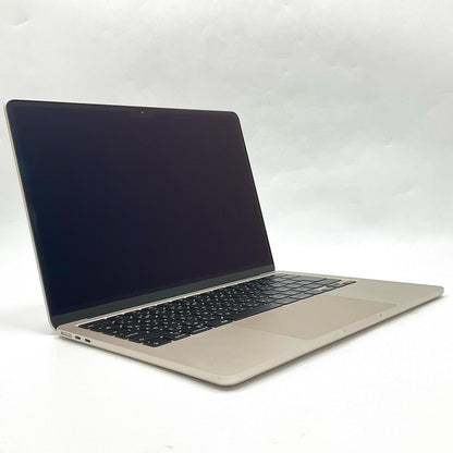 【全額返金保証】【最速発送】Apple MacBook Air 13インチ 2022 Apple M2 8GB SSD 256GB スターライト 93% 動作確認済