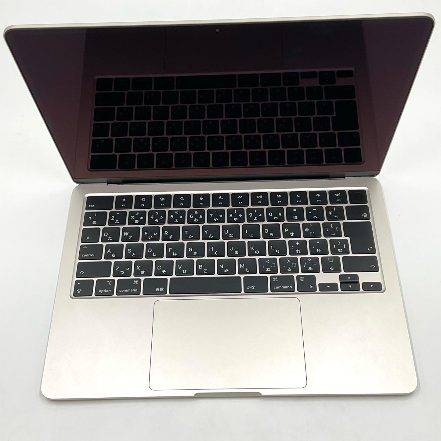 【全額返金保証】【最速発送】Apple MacBook Air 13インチ 2022 Apple M2 8GB SSD 256GB スターライト 93% 動作確認済