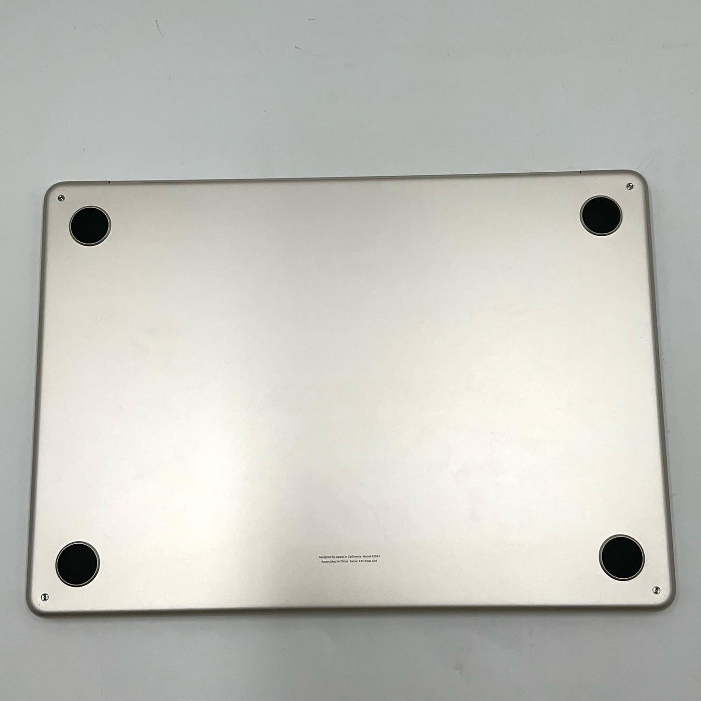 【全額返金保証】【最速発送】Apple MacBook Air 13インチ 2022 Apple M2 8GB SSD 256GB スターライト 93% 動作確認済