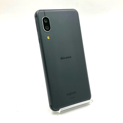 【全額返金保証】【最速発送】SHARP AQUOS sense3 64GB ブラック docomo 白ロム 動作確認済