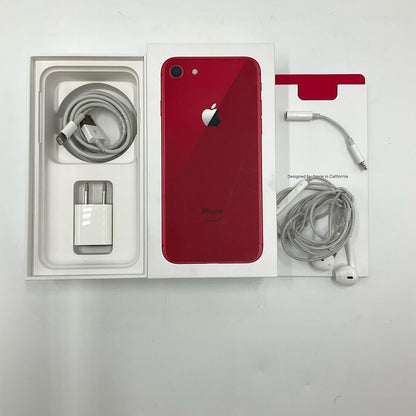 【全額返金保証】【最速発送】Apple iPhone iPhone 8 64GB レッド docomo 白ロム 動作確認済 79%