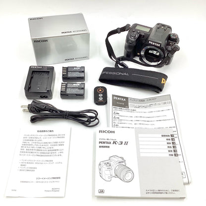【全額返金保証】【最速発送】PENTAX デジタル一眼 K-3 II ボディ ブラック 動作確認済