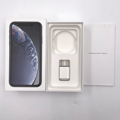 【全額返金保証】【最速発送】Apple iPhone iPhone XR 256GB ブラック docomo SIMフリー 白ロム 動作確認済 81%